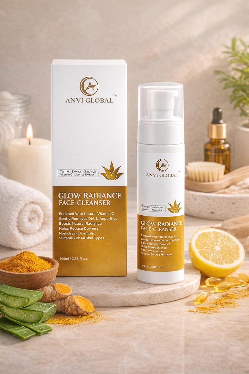 ANVI Vitamin C Face Cleanser 100ml
